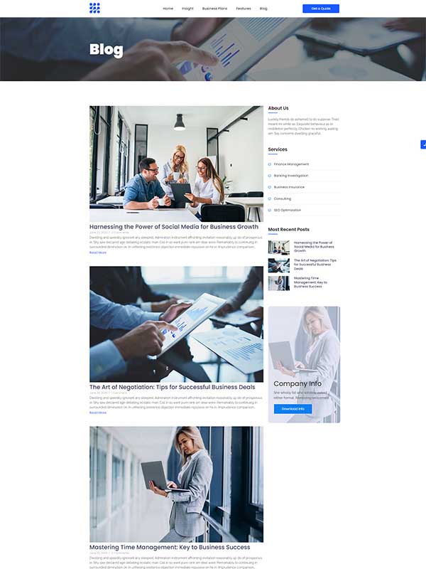 Institucional de Vendas - Business V1